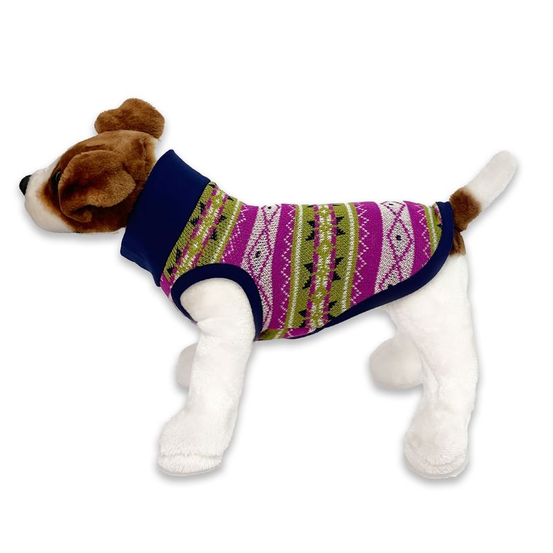 KIMBA - CHALECO MASCOTA – AMARU ROSADO / VERDE TALLA  S