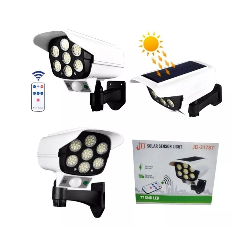 GENERICO - Foco Led Solar Tipo Camara+sensor De Movimiento