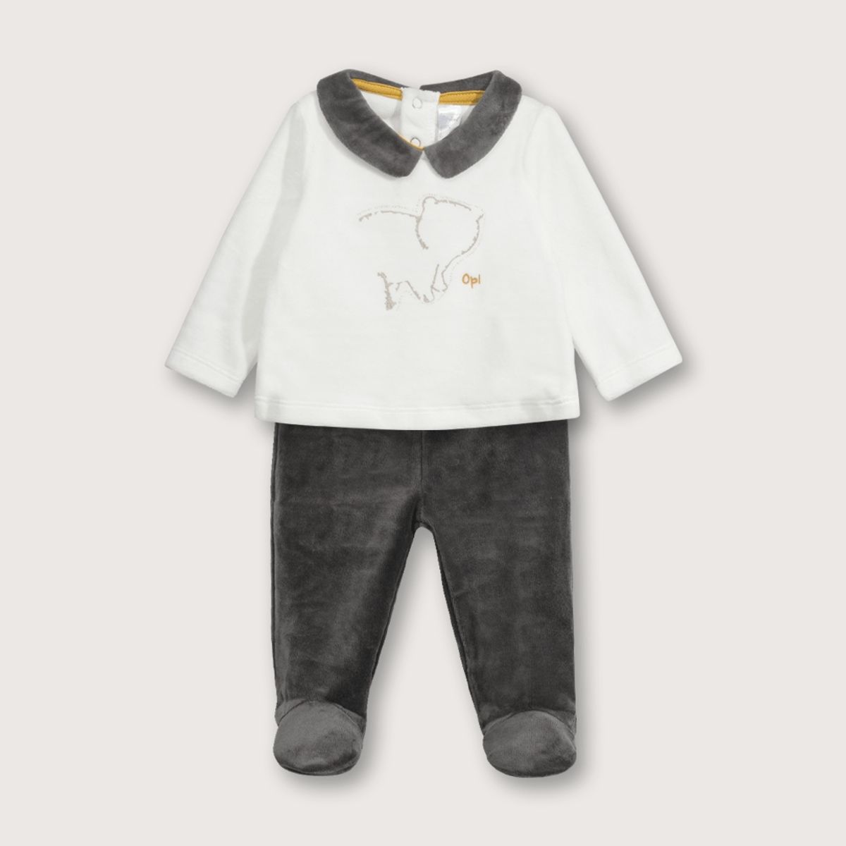 OPALINE - Conjunto Niño Gris 38924 Opaline