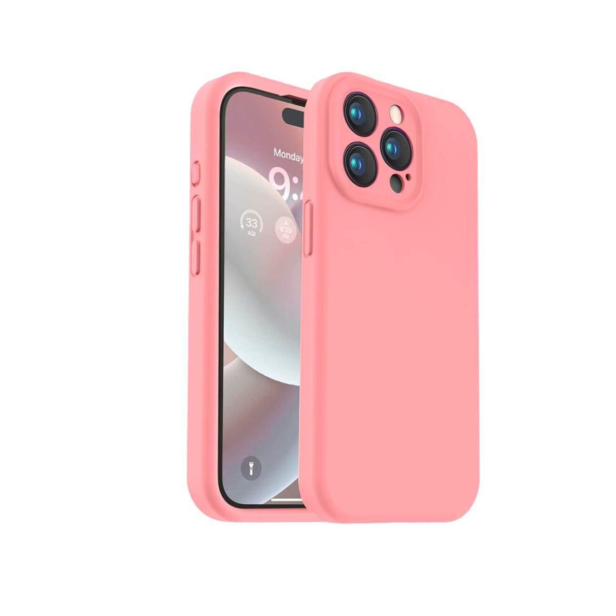 GENERICO - CARCASA PARA IPHONE 12 PRO MAX ROSADA