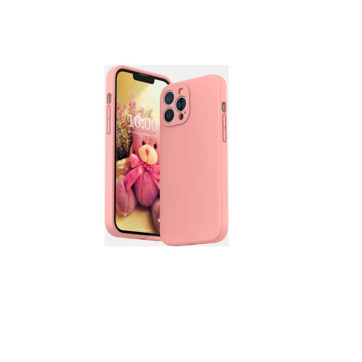 GENERICO - CARCASA PARA IPHONE 12 PRO MAX ROSADA