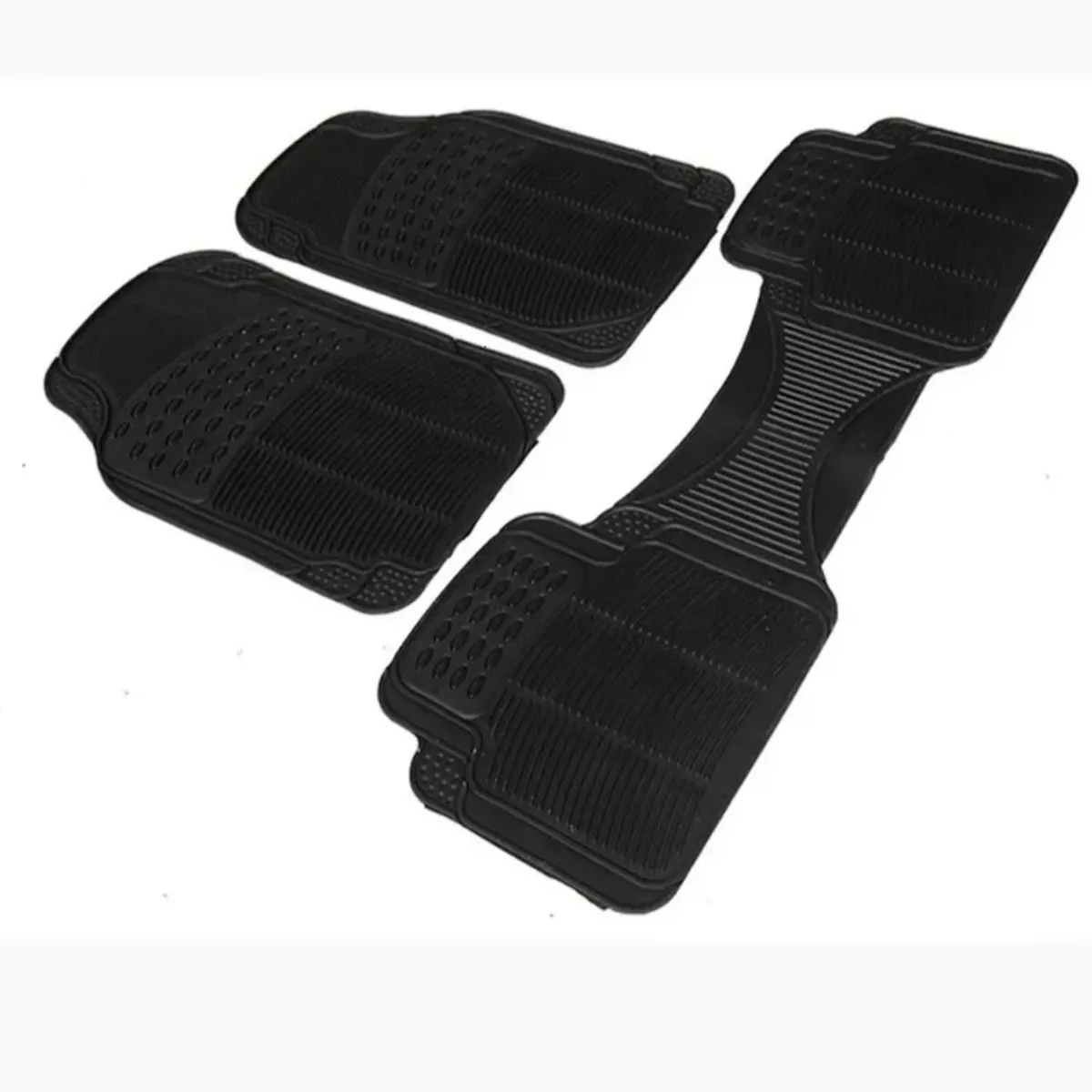 GENERICO - Alfombra Piso De Goma Auto Universal 3 Piezas Camello