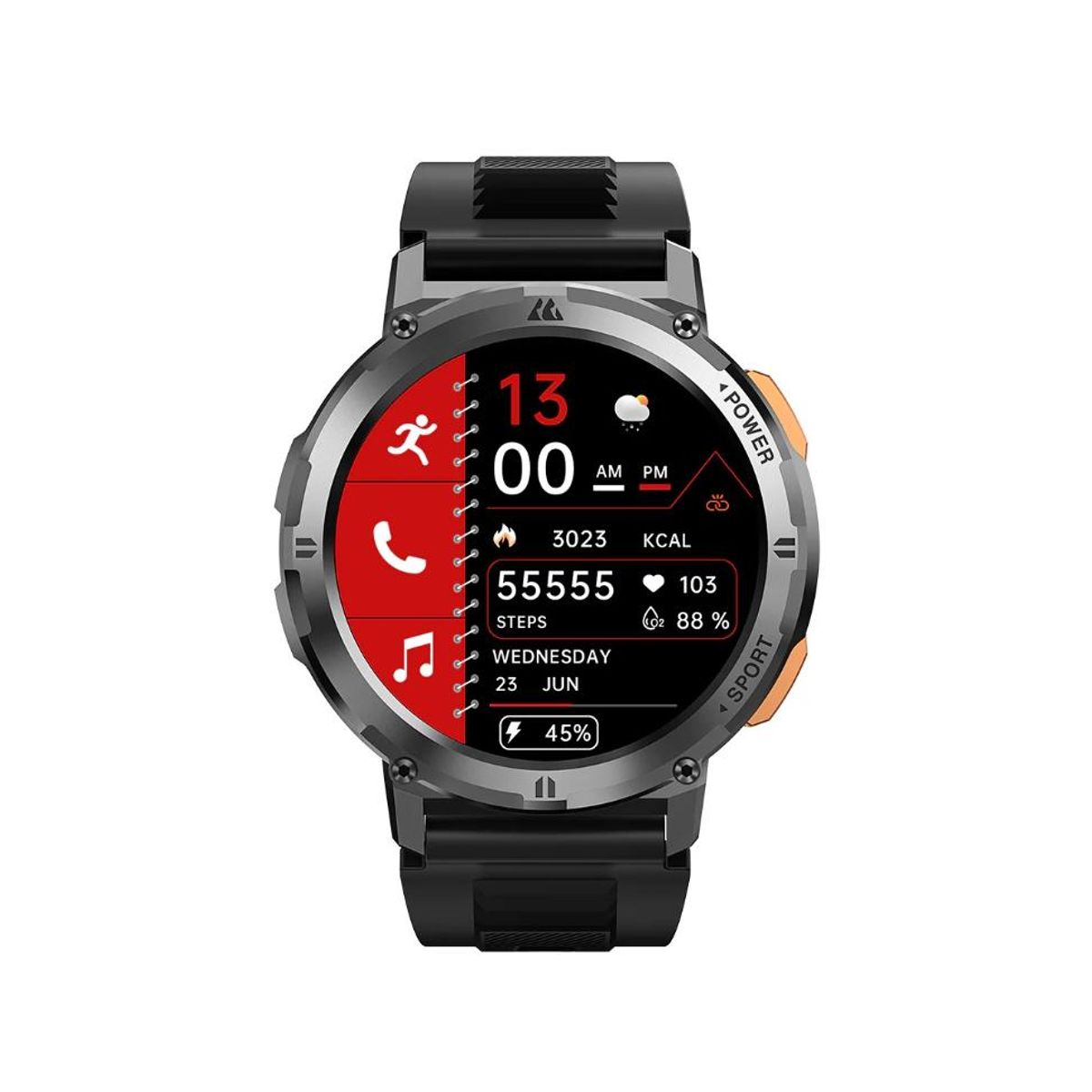 KOSPET - Smartwatch Tank T2 Silver Edición Especial 1.43" Amoled KOSPET