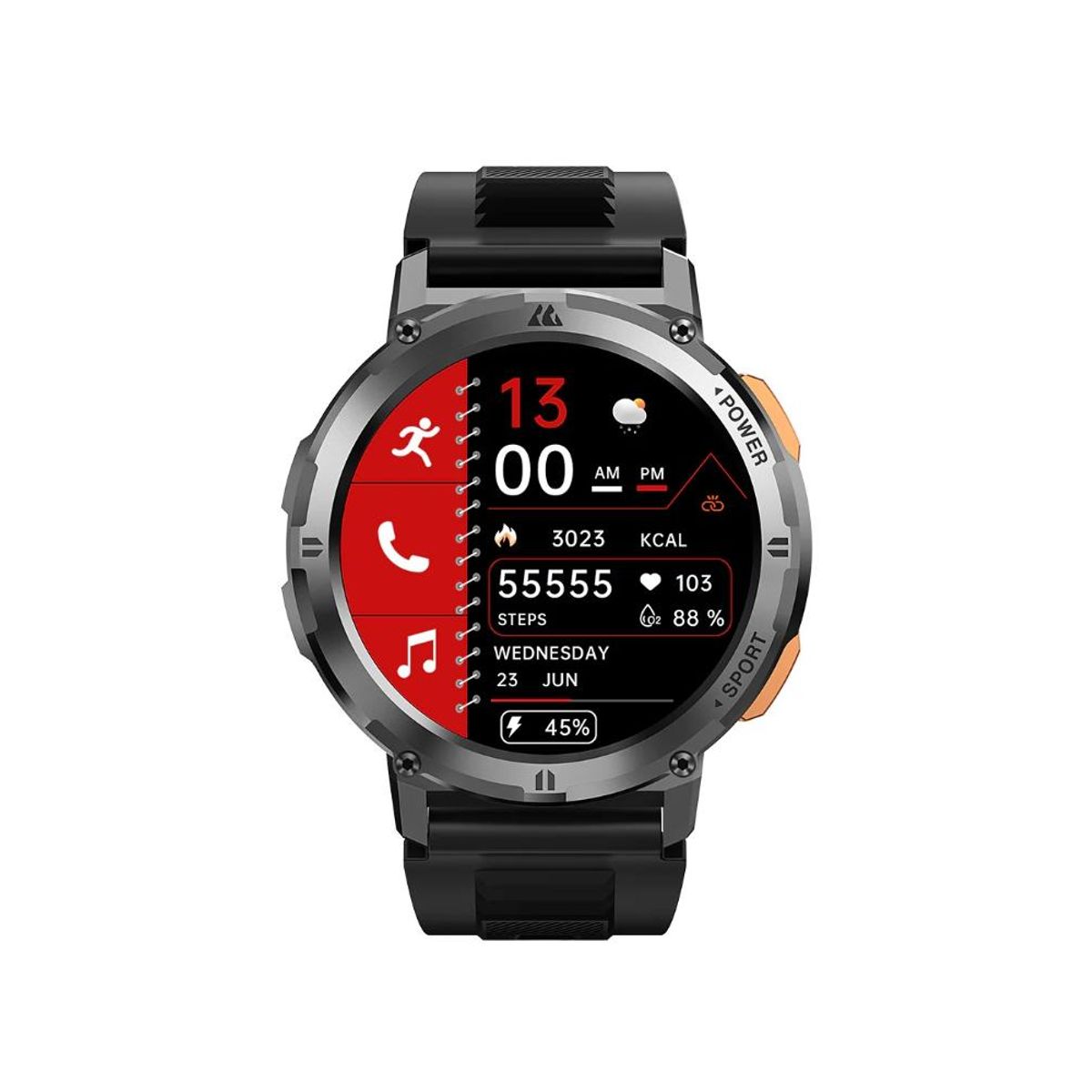 KOSPET - Smartwatch Tank T2 Silver Edición Especial 1.43" Amoled KOSPET