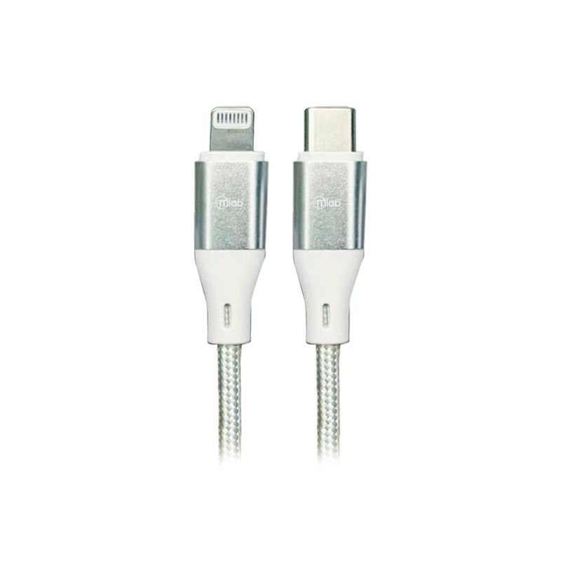 MLAB - Cable Certificado Lightning a Tipo C Silver MLAB