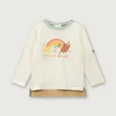 OPALINE - Polera Niño Beige 38959