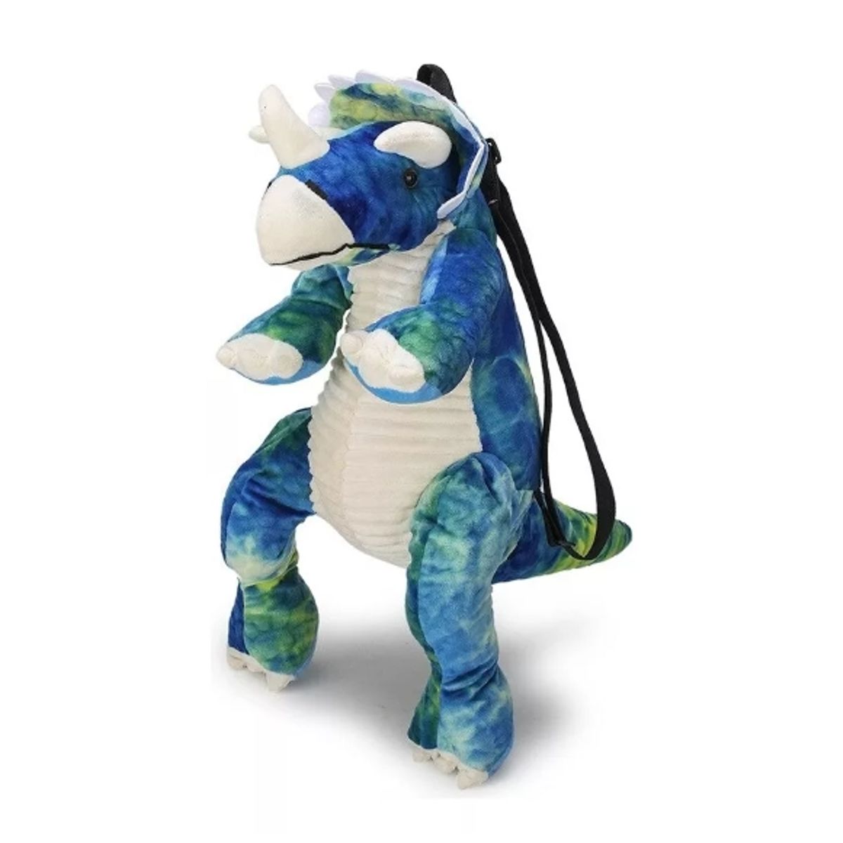 GENERICO - Mochila Dinosaurio Felpa Para Niño Azul