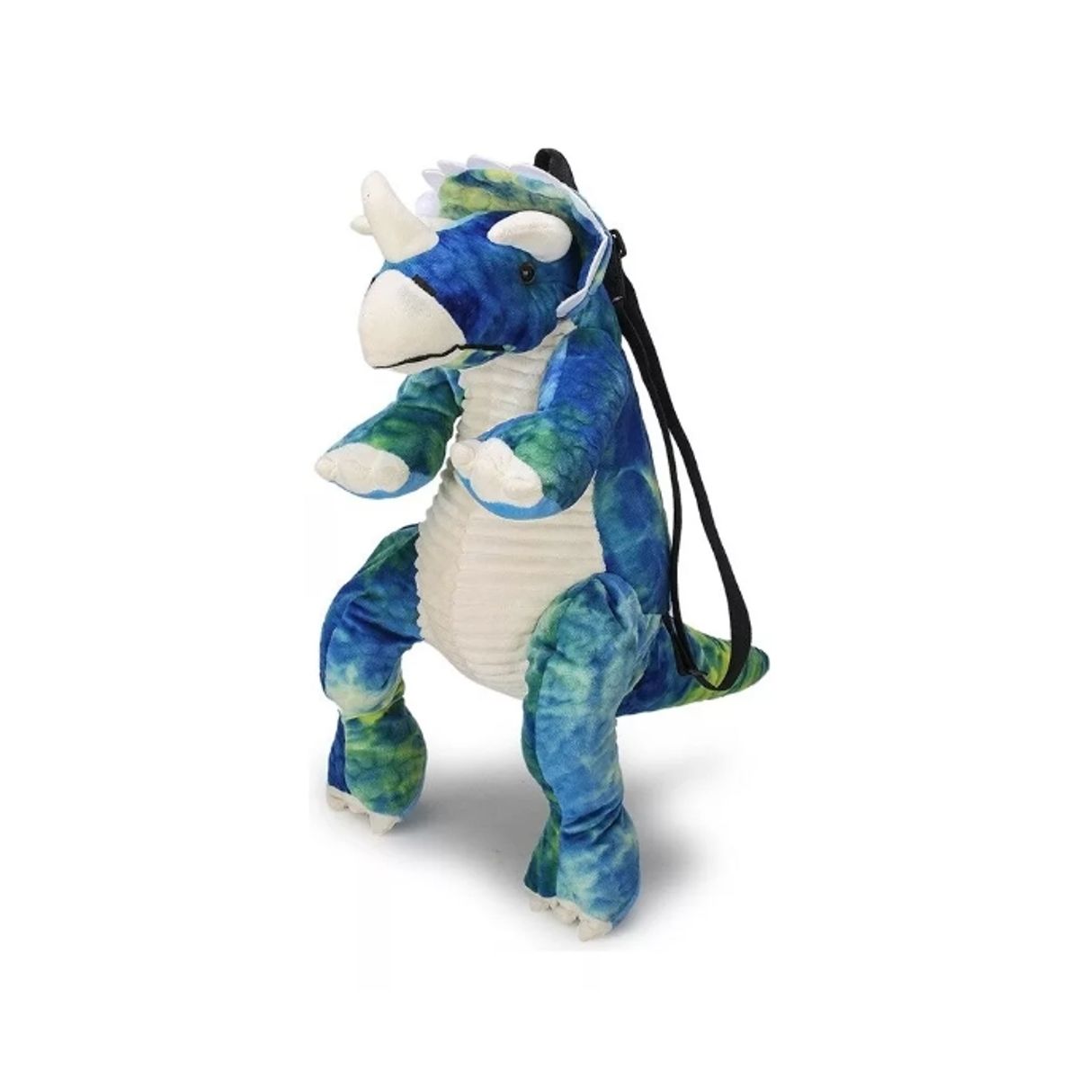 GENERICO - Mochila Dinosaurio Felpa Para Niño Azul