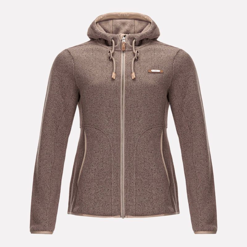 LIPPI - Chaqueta Mujer Alamo Blend-Pro Hoody Jacket Taupe Lippi