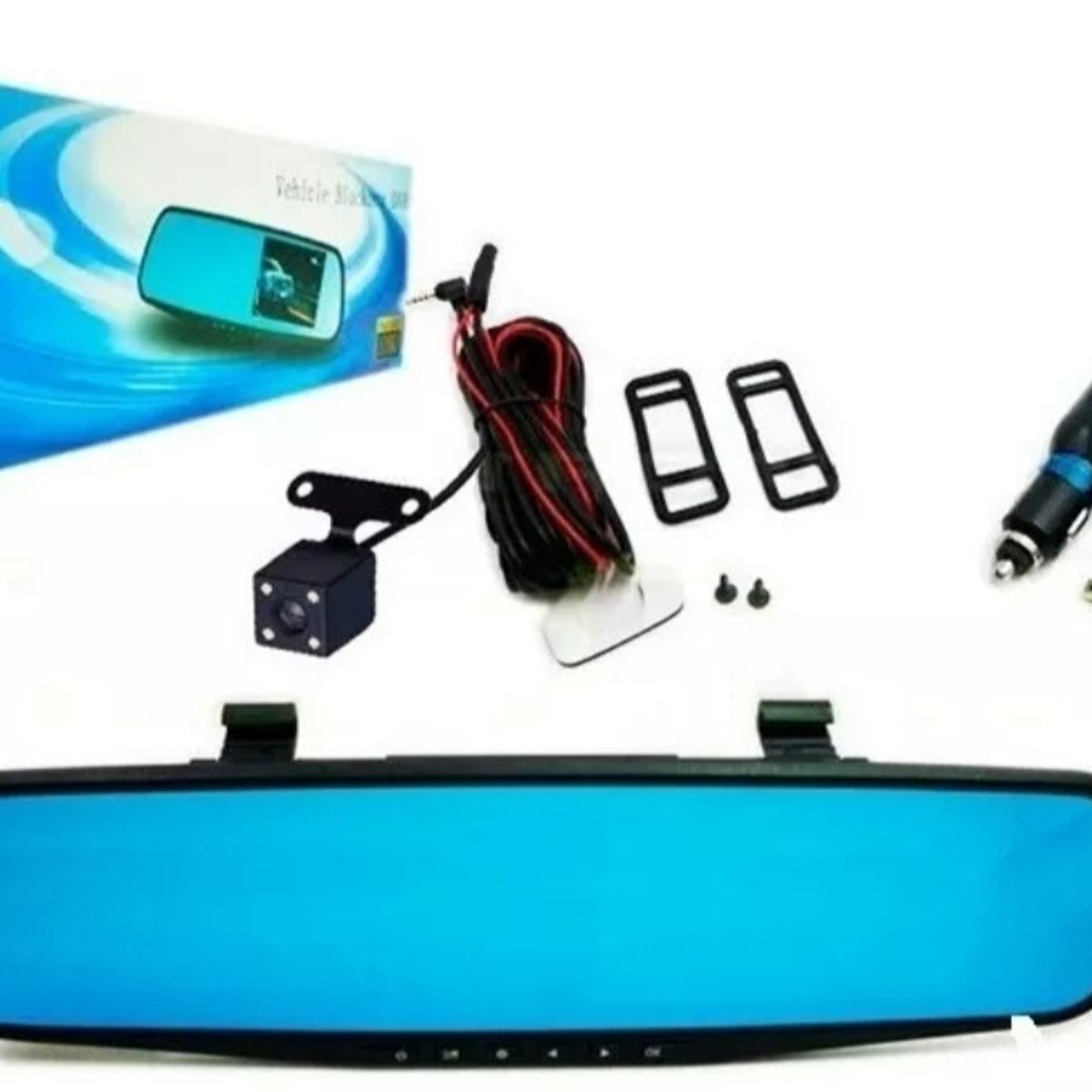 GENERICO - Espejo Retrovisor Camara Frontal Y Camara De Retroceso