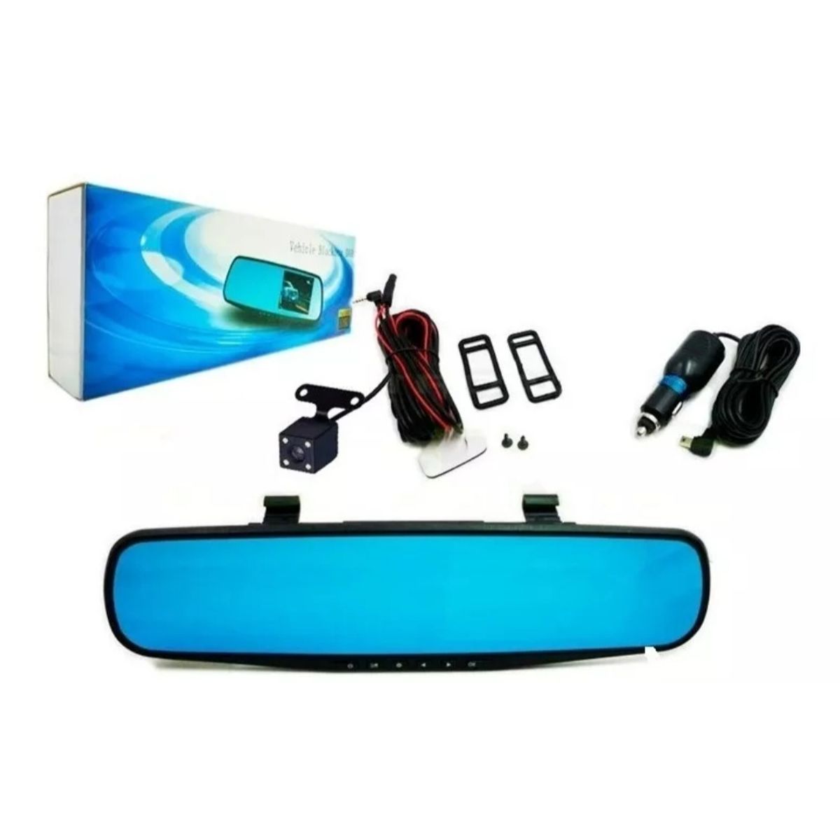 GENERICO - Espejo Retrovisor Camara Frontal Y Camara De Retroceso