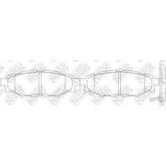 GENERICO - Pastillas De Frenos Traseras Subaru Forester 2.0 2008 - 2019