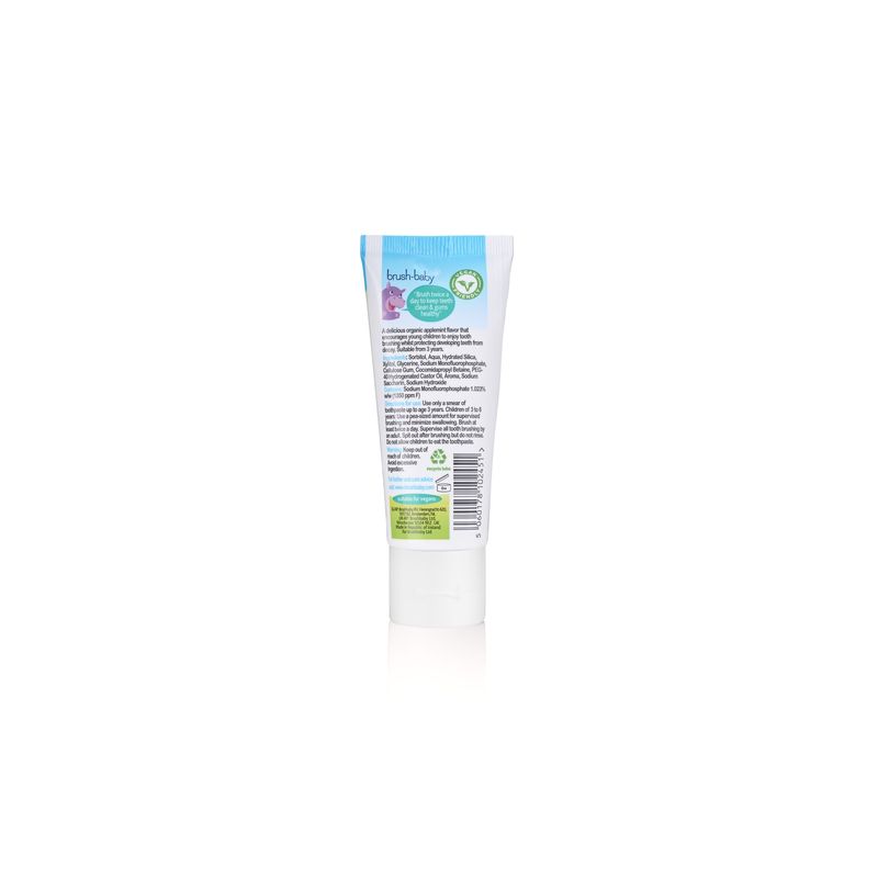 BRUSH BABY - Pasta de Dientes para Niños (50 ml) BRUSH BABY