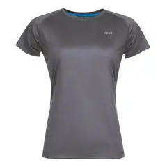 LIPPI - Polera Mujer Core Q-Dry T-Shirt Melange Grafito