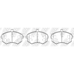 GENERICO - Pastillas De Frenos Delanteras Jac J5- J6 1.8 2015-2022