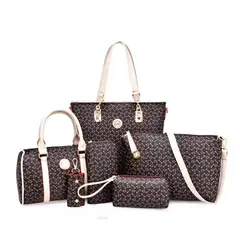GENERICO - Bolso de Mano Cuero Sintético Set