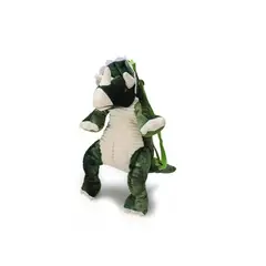 GENERICO - Mochila Dinosaurio Felpa Para Niño Niña Varios Colores