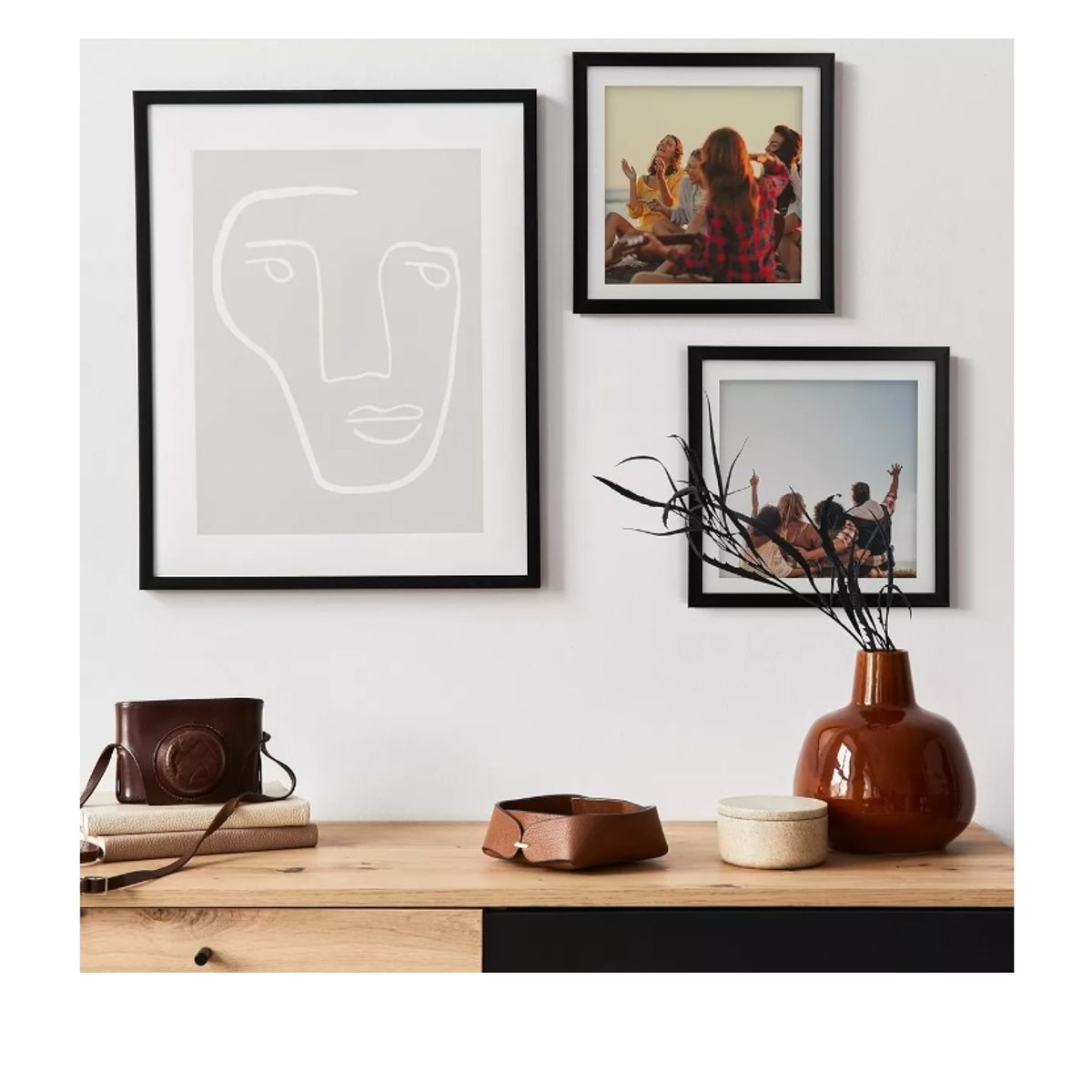 GENERICO - Pack 5 Marco Para Foto Portaretrato Tamaño Decoración Cuadro