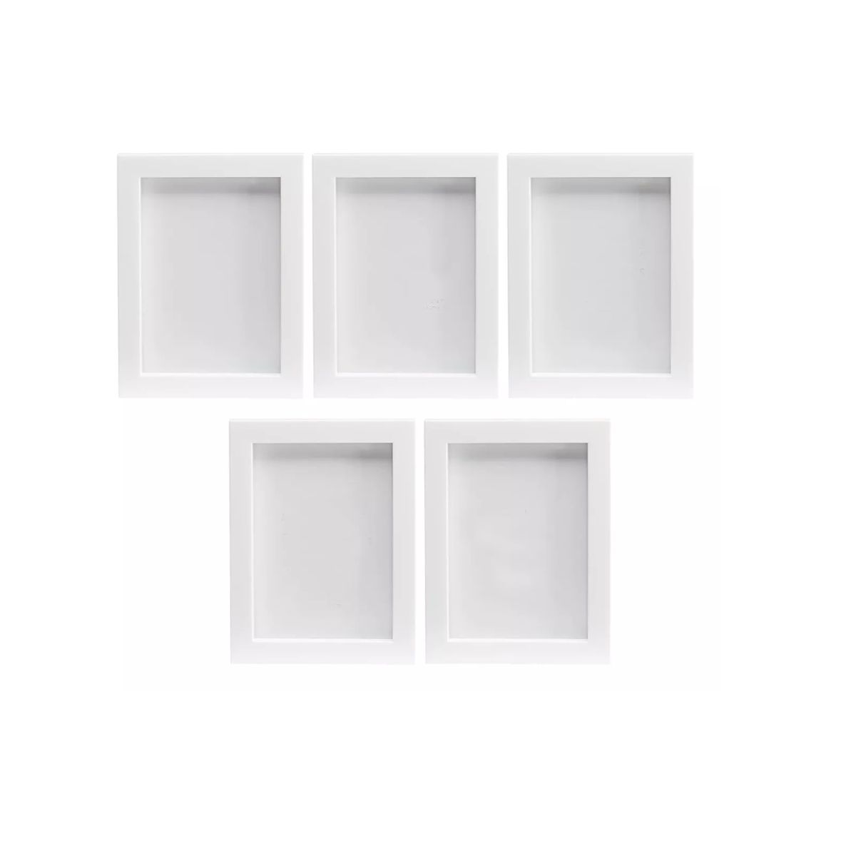 GENERICO - Pack 5 Marco Para Foto Portaretrato Tamaño Decoración Cuadro