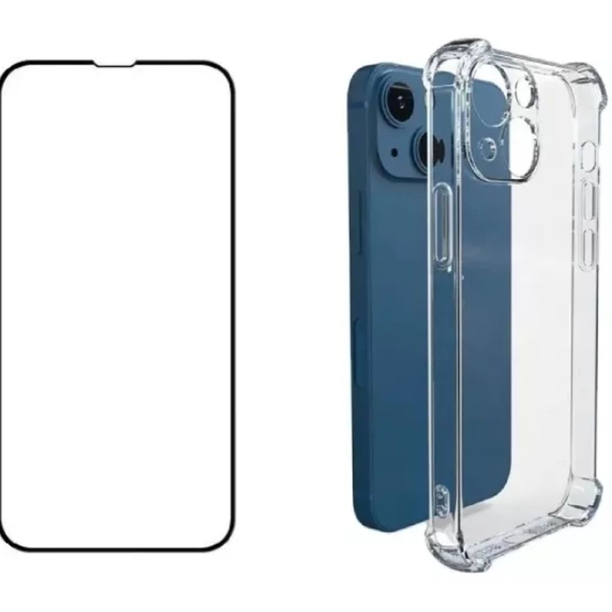 GENERICO - Carcasa Anti Golpes + Lamina Para iPhone todos Los Modelos