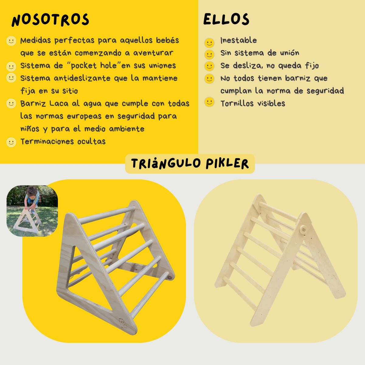 MY TORRE - Triángulo Pikler Montessori MyTorre