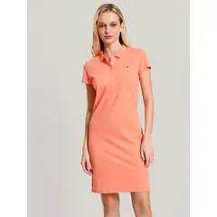 TOMMY HILFIGER - Vestido Polo Slim Fit Damasco