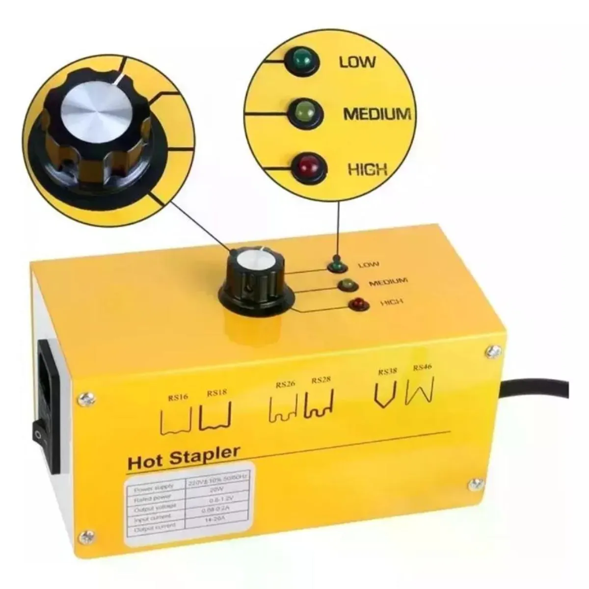 GENERICO - Grapadora En Caliente Repara Plásticos Kit Autool Automotriz