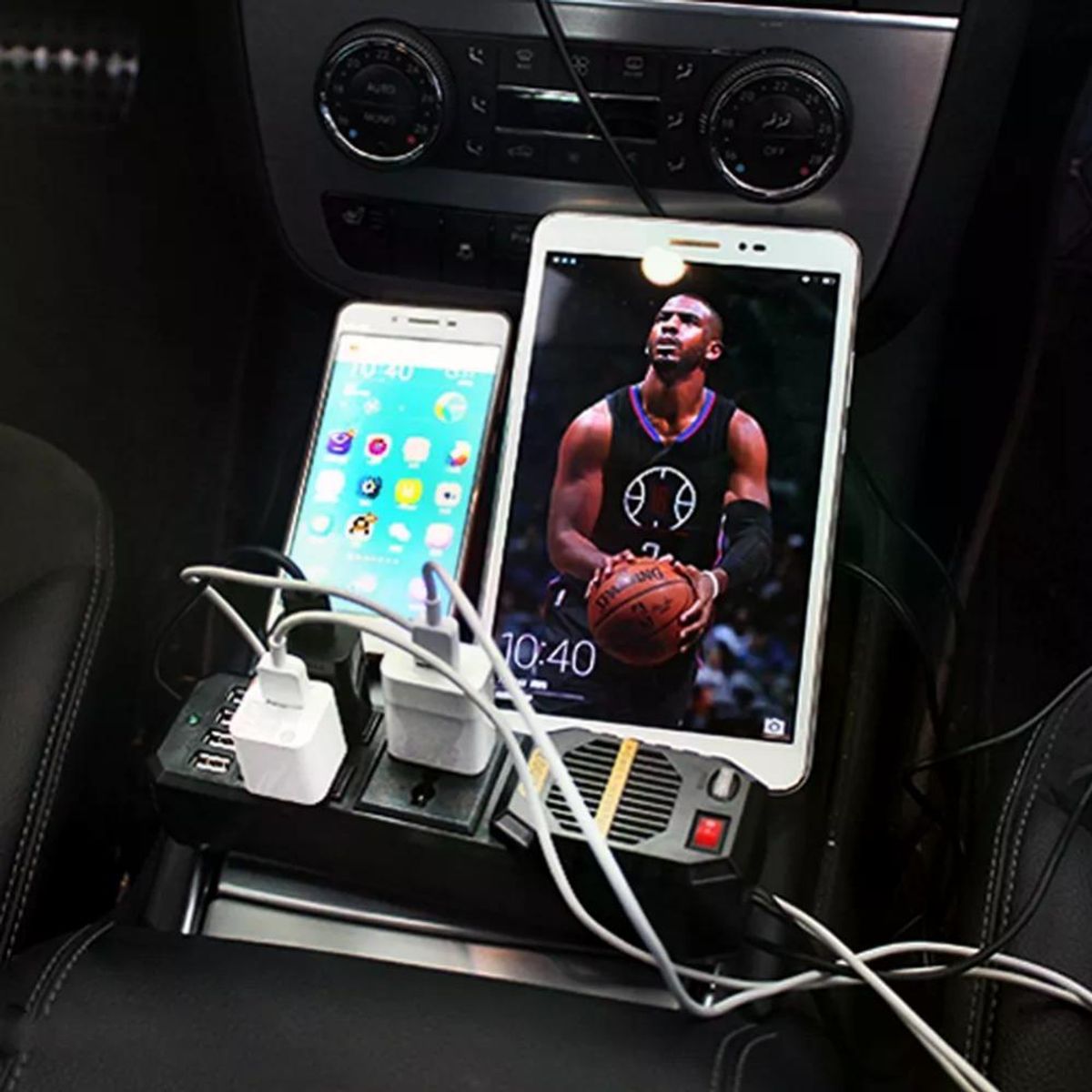 GENERICO - Cargador Inversor Voltaje 12v A 220v 200 Watt