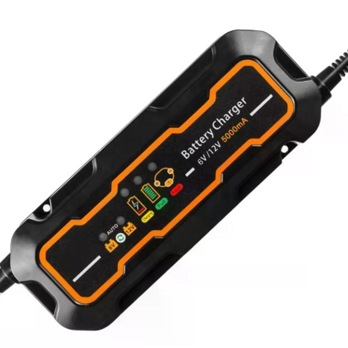 GENERICO - Cargador Batería Automotriz 12v 6v  5a Ácido Gel Agm Plata