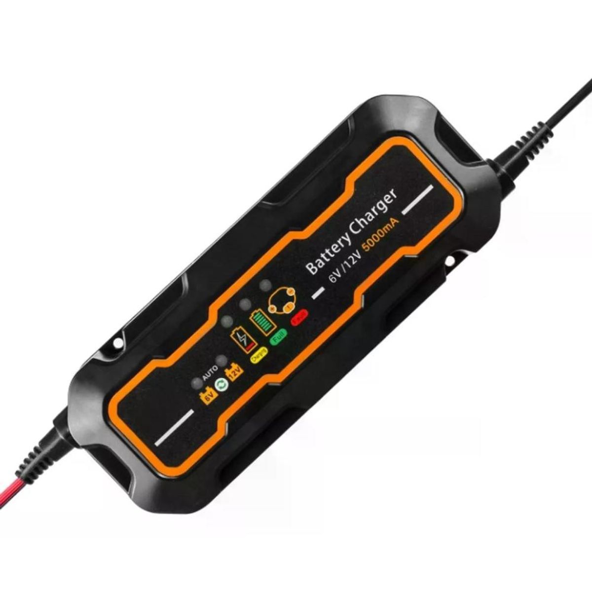 GENERICO - Cargador Batería Automotriz 12v 6v  5a Ácido Gel Agm Plata
