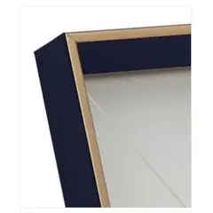 GENERICO - Marco De Madera Con Lineas Doradas Para Fotos 20x30