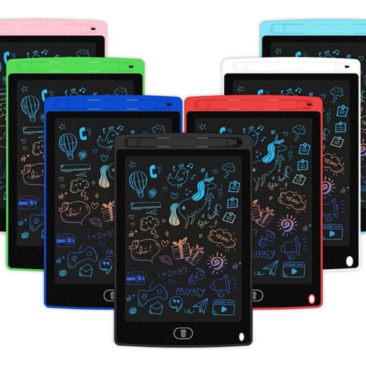 GENERICO - Pizarra Magica Tablet Tableta Dibujo - Negro - Talla única