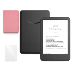KINDLE - Nuevo 6.0 16gb 11va Gen 2024 + Funda Rosa