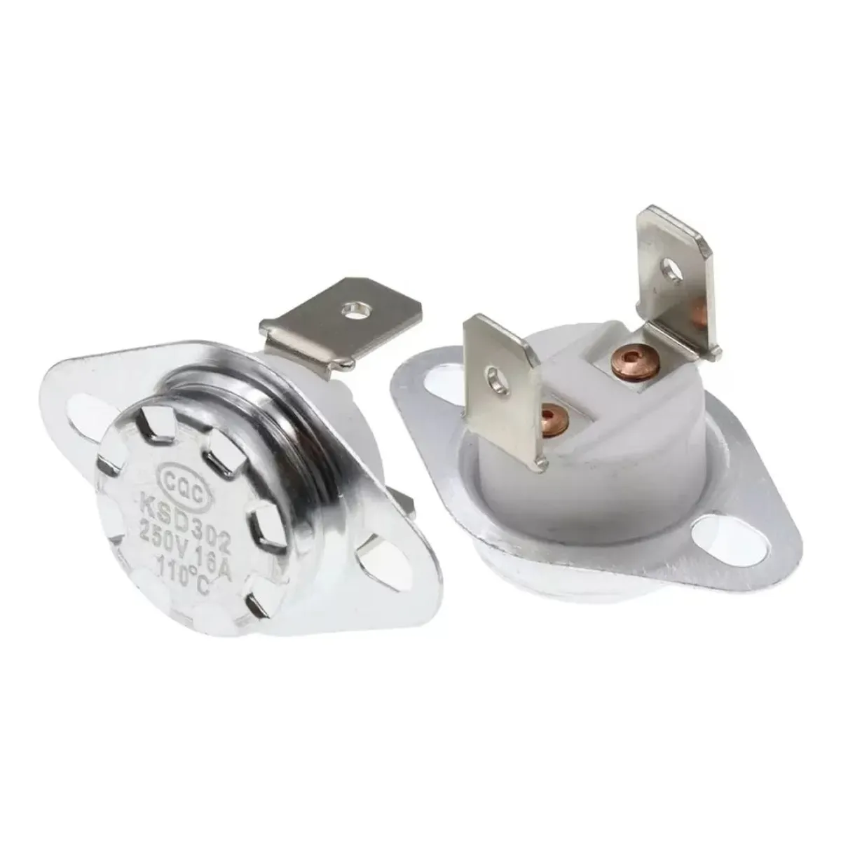 KUANGYE - Juego De 2 Termostatos 125°c Para Lavadora Secadora Kuangye