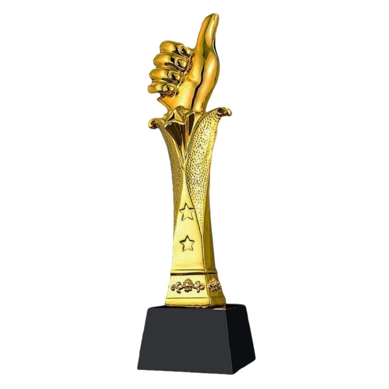 INVENCIBLE - Trofeo  exclusivo Pulgar Arriba Premium Decoracion Mz38