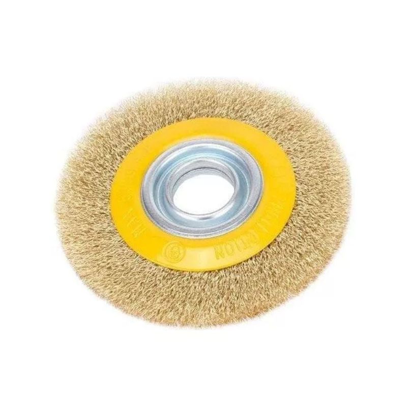 GENERICO - Disco Cepillo Circular Para Amoladora De Banco 203Mm