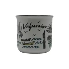GLASSO - Tazon 354 ml Vintage Chile Collection Diseños Cocina
