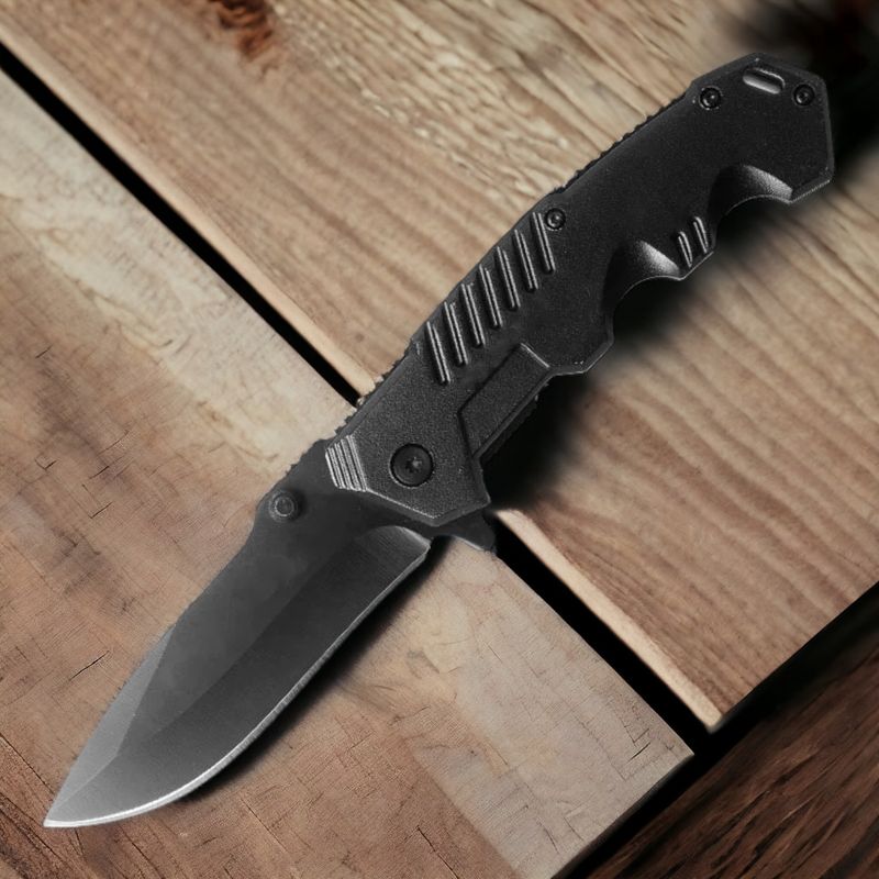 INVENCIBLE - CUCHILLO CORTAPLUMA BLACK SABLE AA71