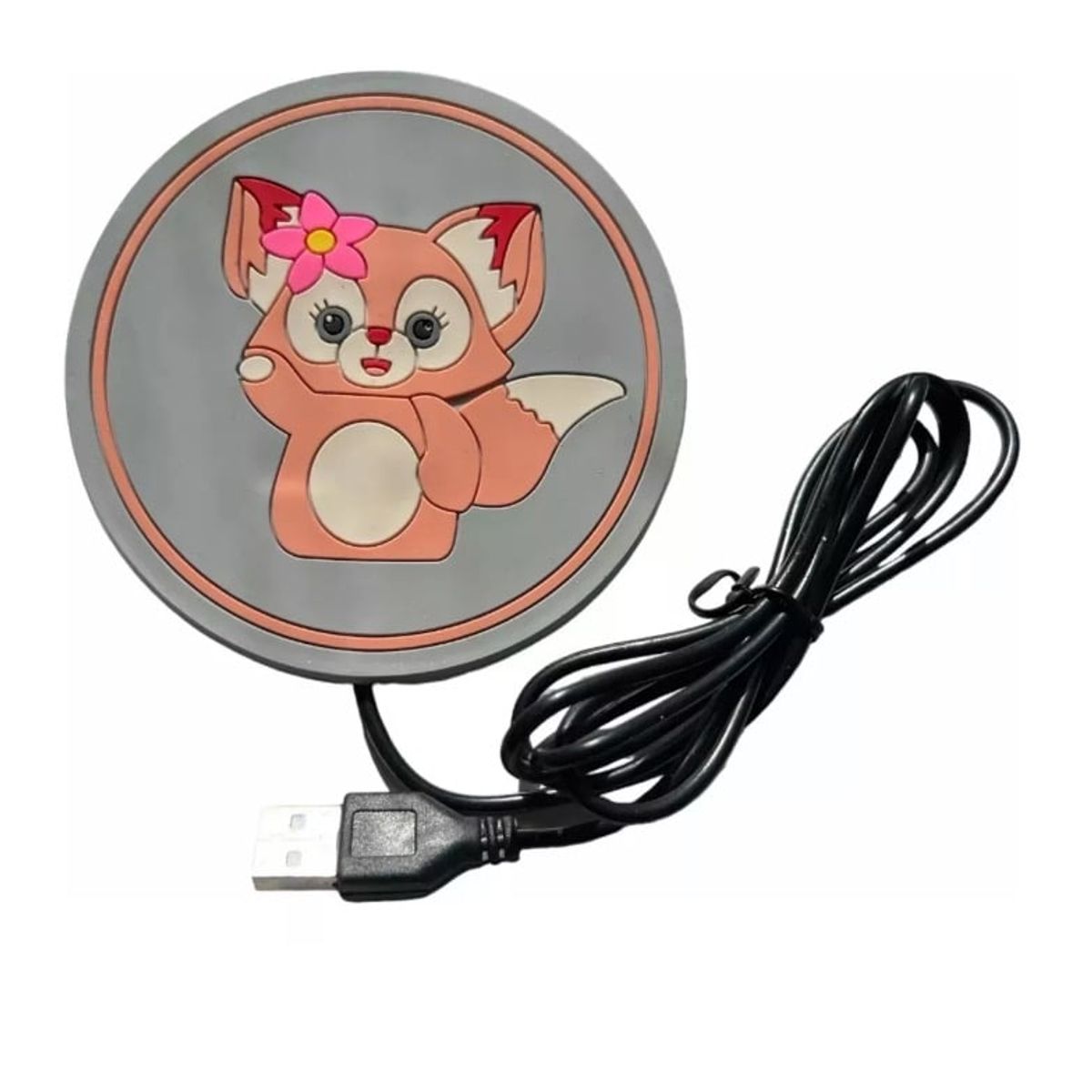 GENERICO - Calentador Calienta Tazas Cafe Te Portavasos Animales USB