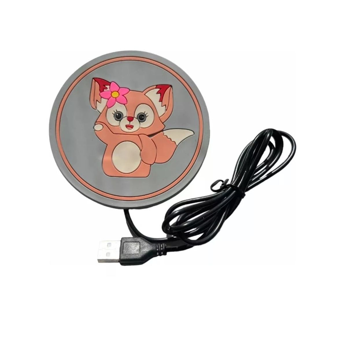 GENERICO - Calentador Calienta Tazas Cafe Te Portavasos Animales USB