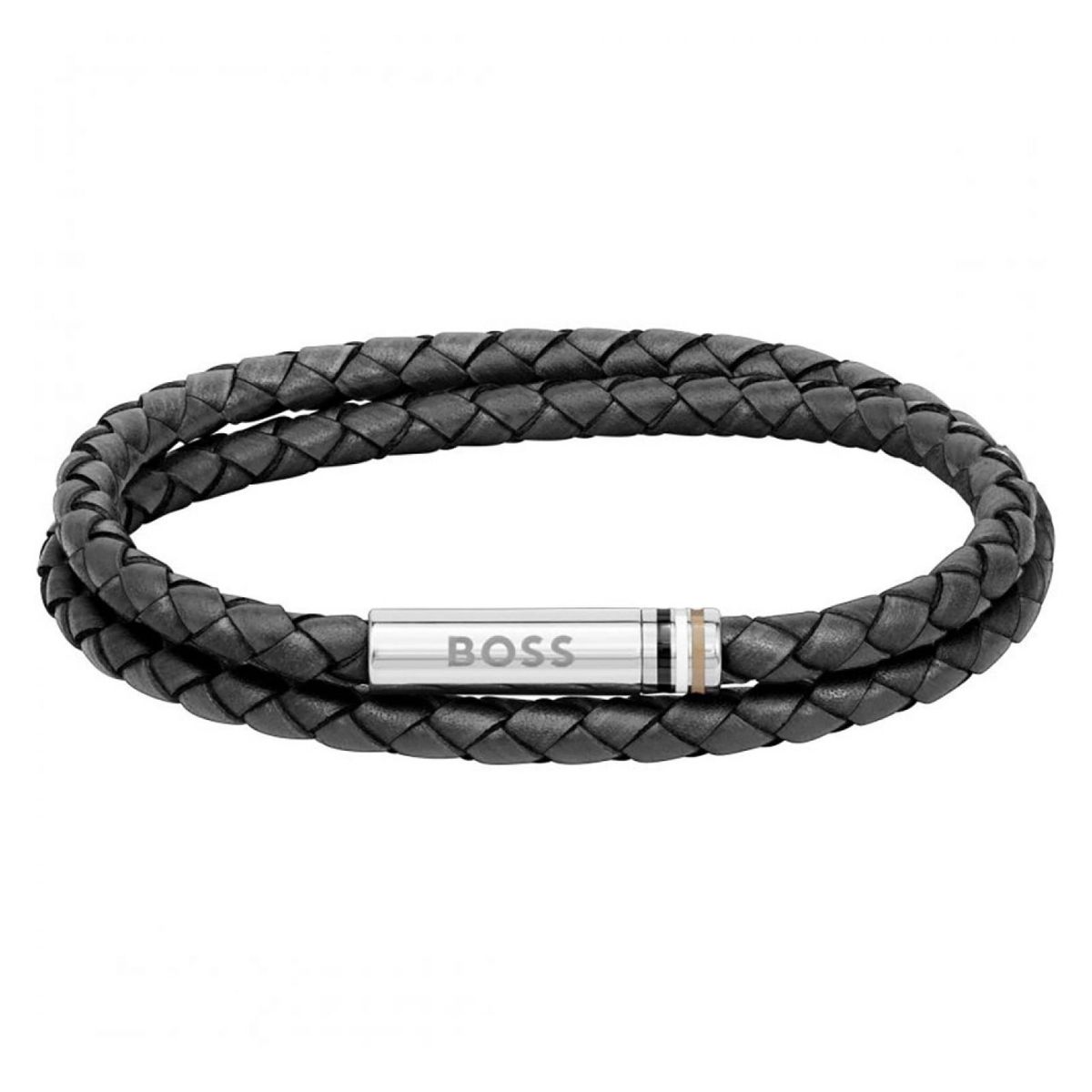 BOSS - Pulsera Boss 1580489M Negro Hombre