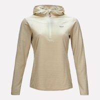 Poleron Mujer Jacaranda Nano-F 14 Zip Hoody Crudo