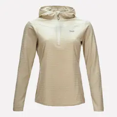 LIPPI - Poleron Mujer Jacaranda Nano-F 14 Zip Hoody Crudo
