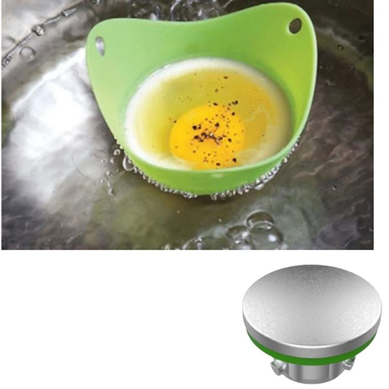 GENERICO - Molde De Silicona Huevo Escalfado Pochado +CookingCapTm6