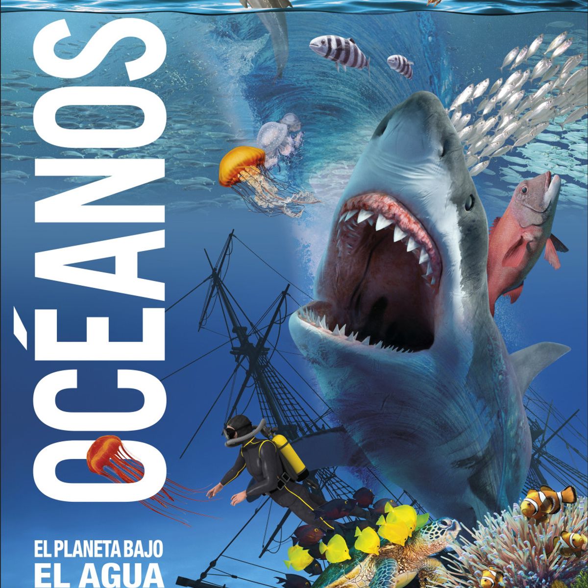 EDITORIAL DK - Libro Mundo 3D - Océanos - DK