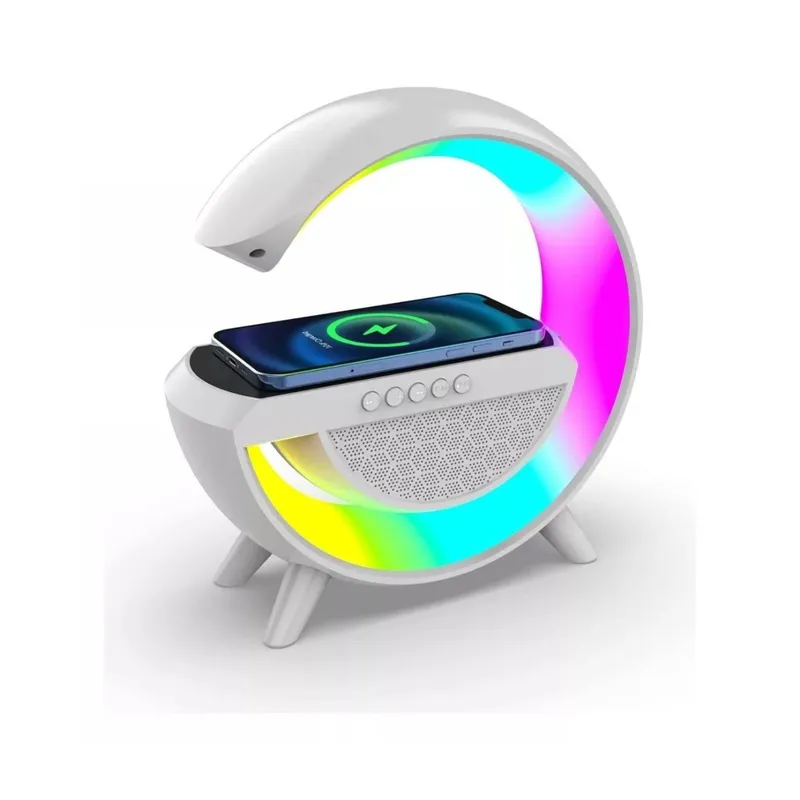 GENERICO - Cargador Inalambrico Parlante Bluetooth Lampara Usb Radio