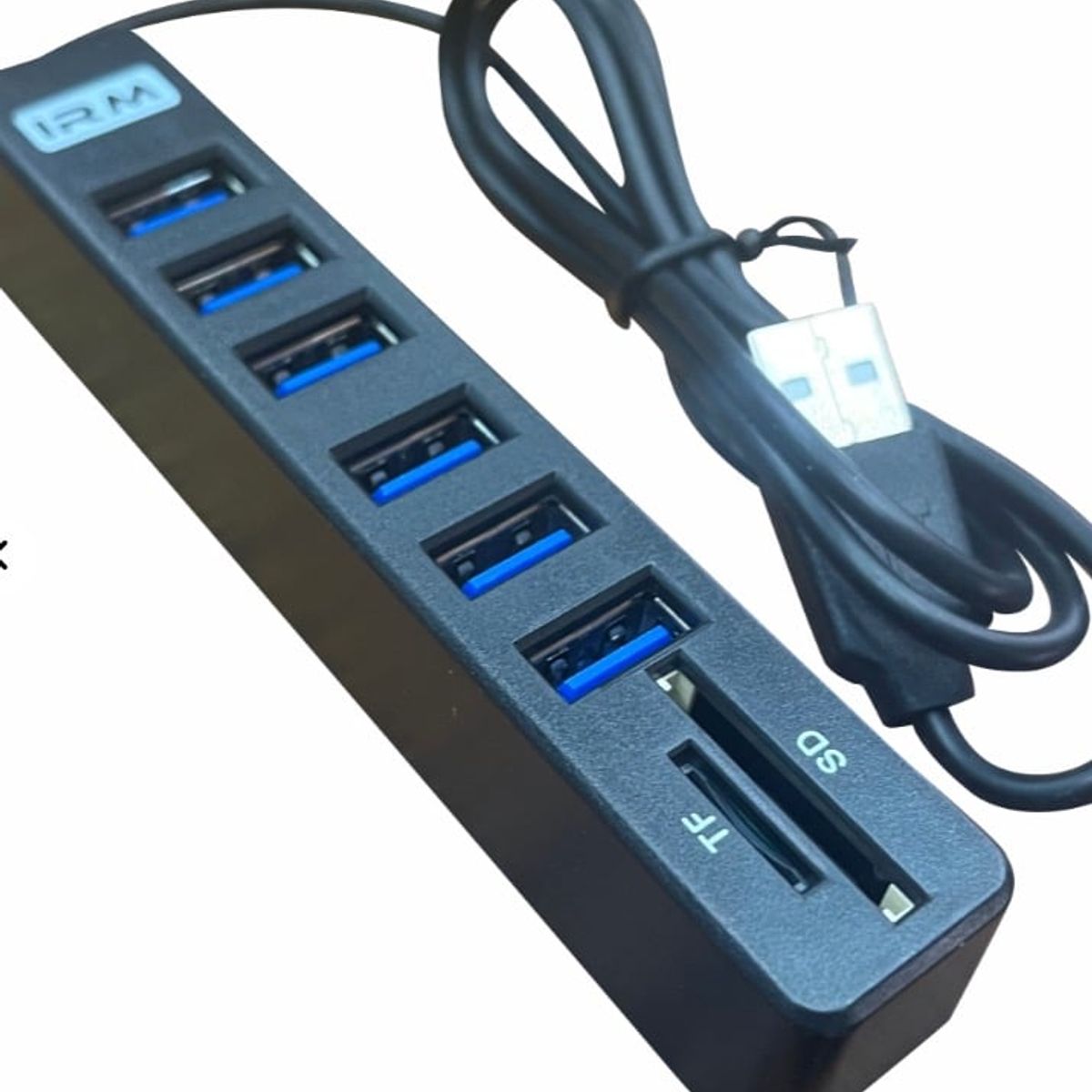 GENERICO - Hub Usb 2.0 Hi-speed 6 Puertos Con Lector TF y SD