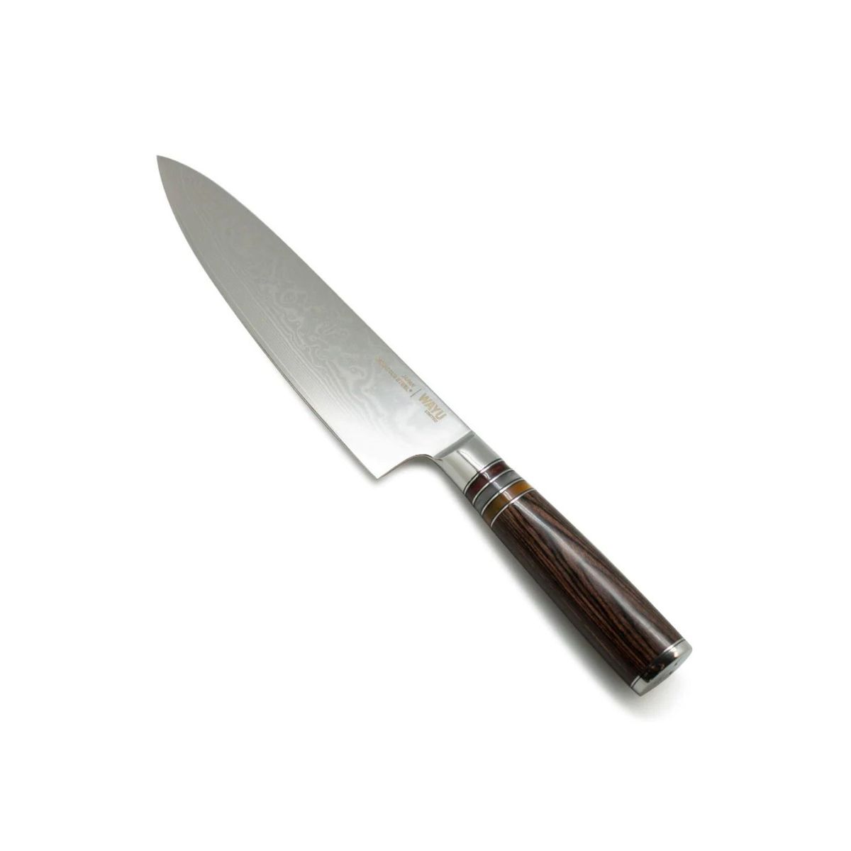 WAYU - Cuchillo Damascus Brown Pakka Wayu Limited 33CM Resistente