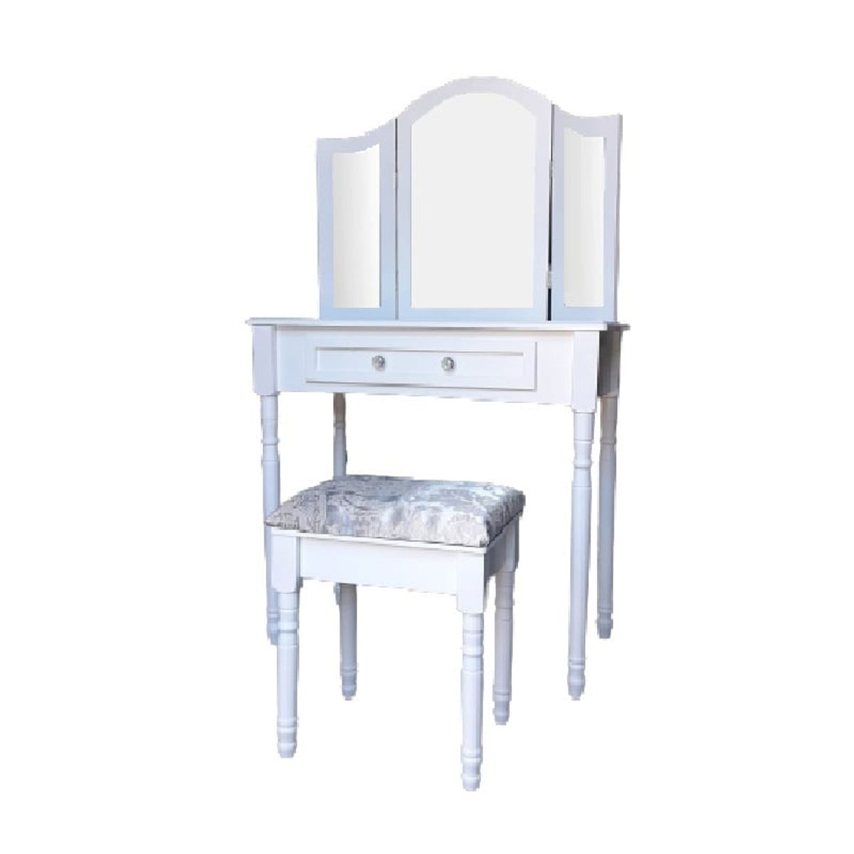 INTERACTIVE STORE - Tocador 3 Espejos Lacado Vintage