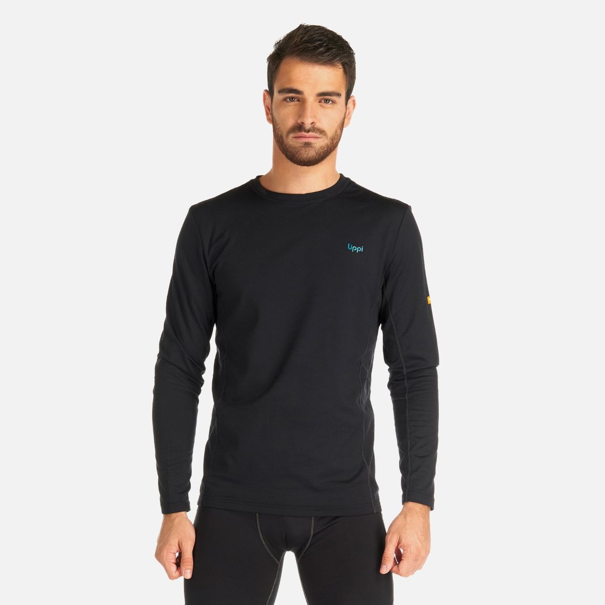 LIPPI - Primera Capa Hombre Skintec 2000 Warm Top Negro Lippi